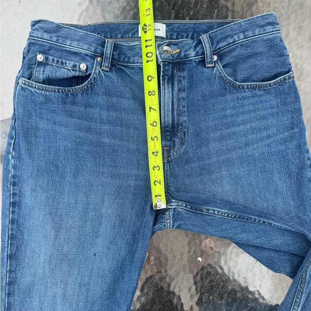 Everlane The Runaround Jean Mid Rise Cropped Dark Blue Ankle Jeans 31R